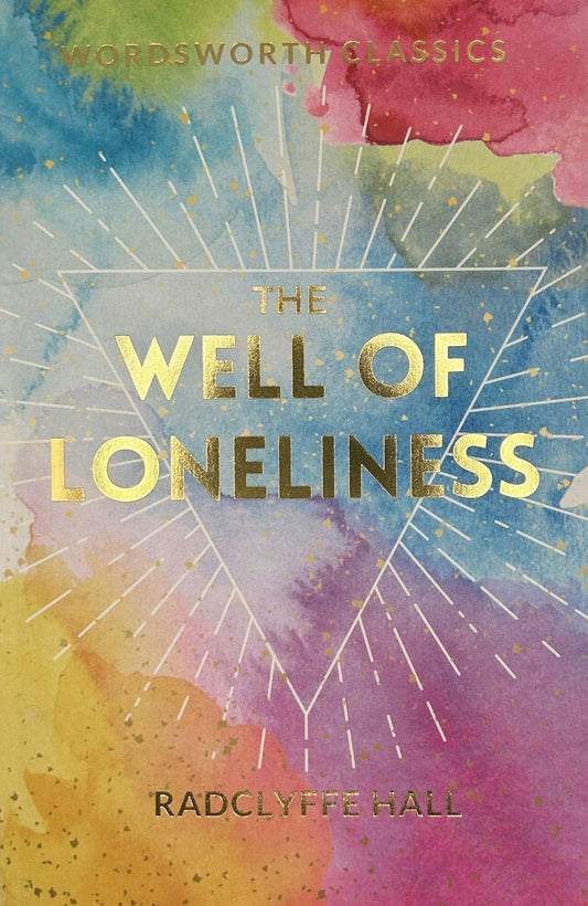 The book cover for The Well of Loneliness. A portrait of two women, one staring right at the viewer, the other is resting her head on the other lady's shoulder.